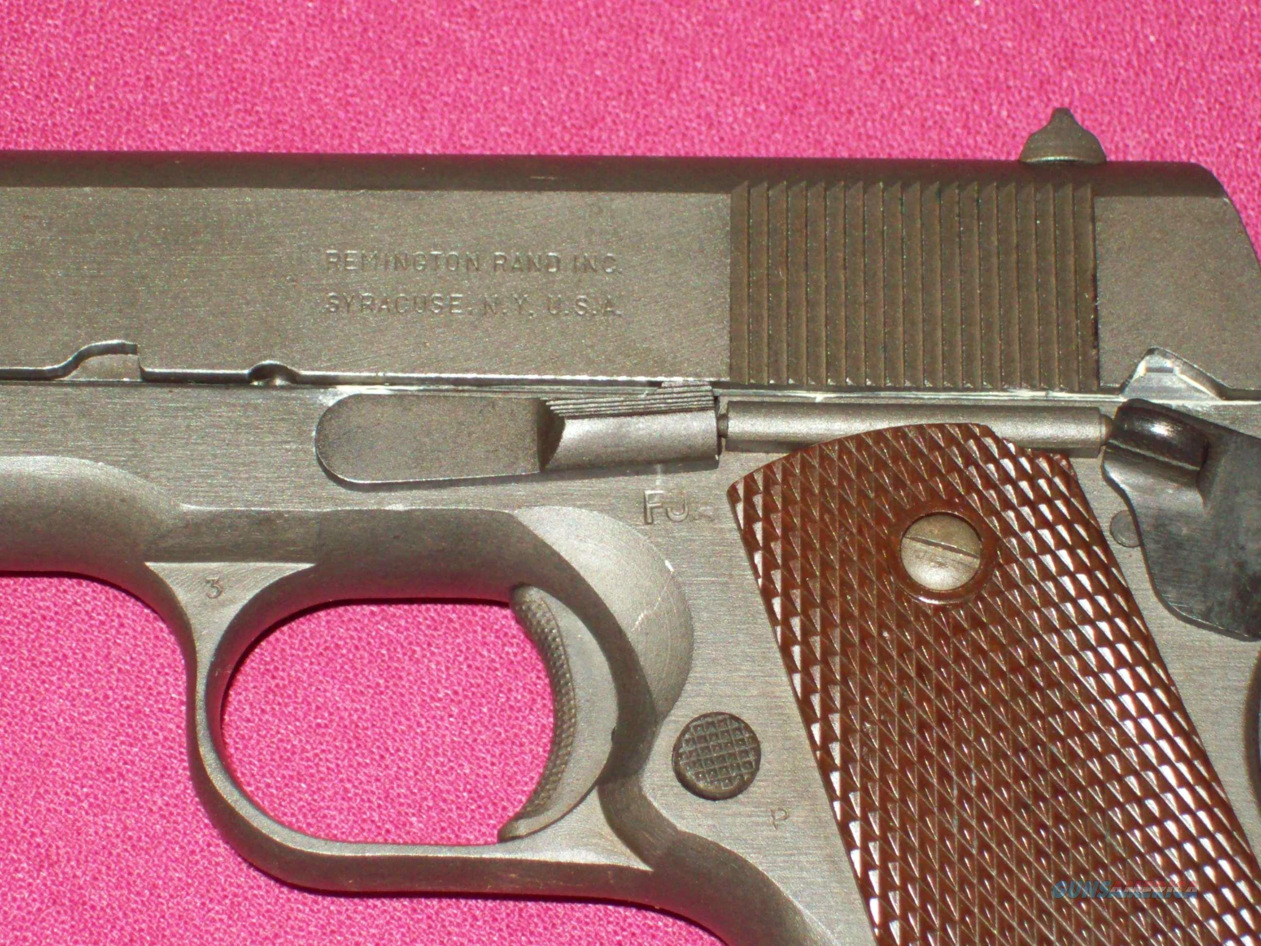 How to check info on 1911 remington rand serial numbers manufacture